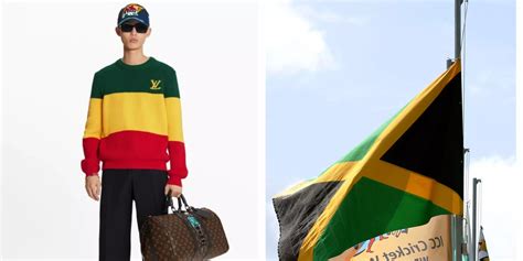 louis vuitton jamaican stripe jumper|Louis Vuitton Faces Backlash for Featuring a Jamaican Flag .